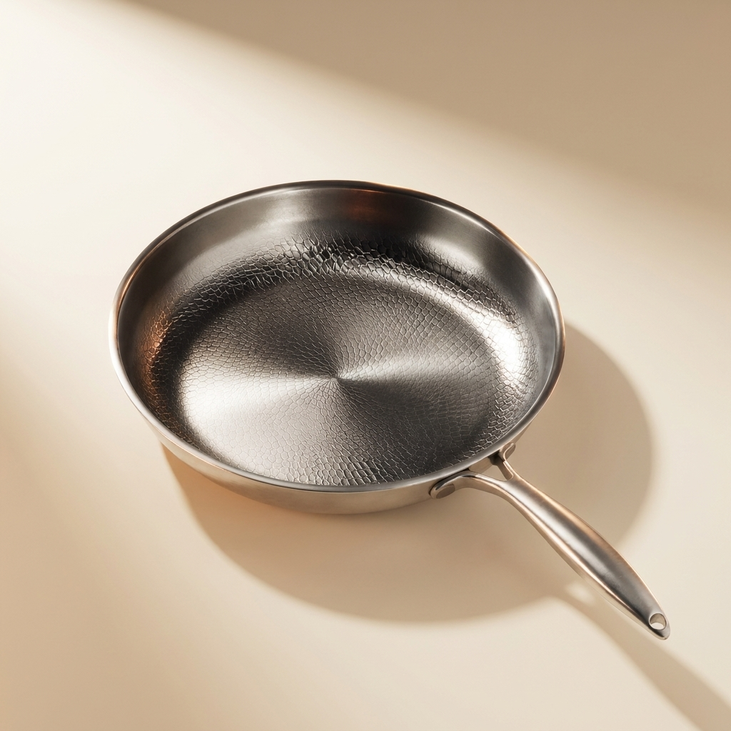 Hand-Hammered Titanium Pan